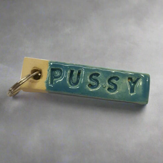 Sleutelhanger 'P*ssy'