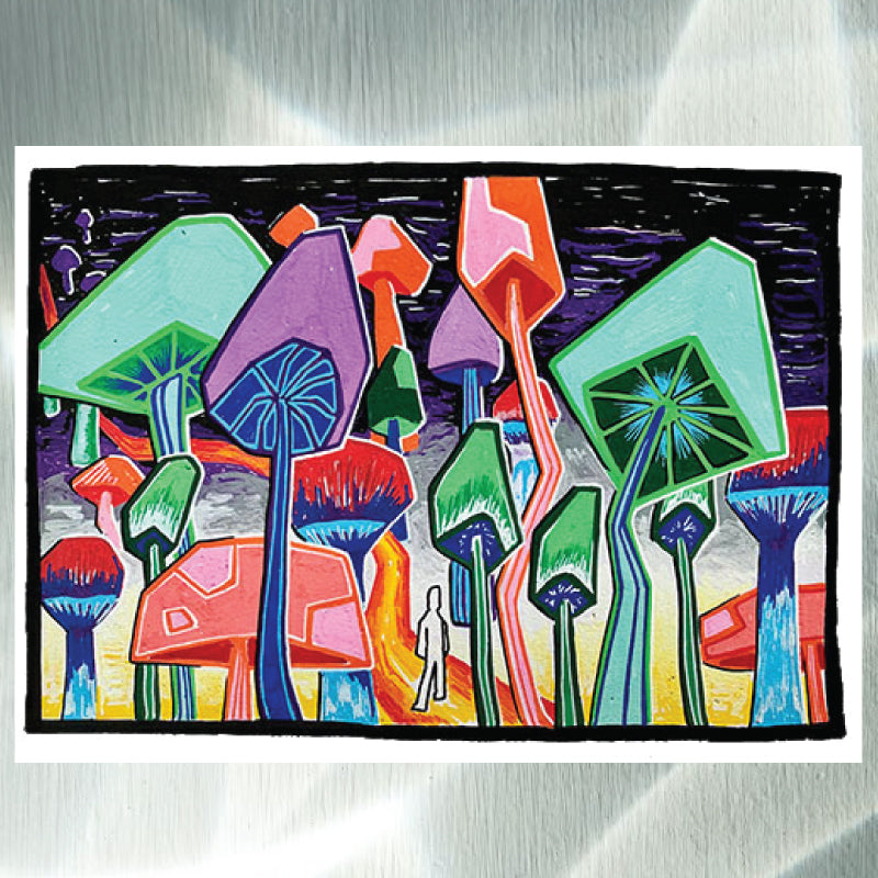 Art Print 'Mushroom Forest'