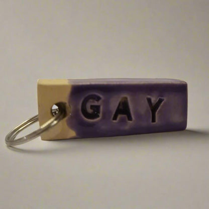 Sleutelhanger 'GAY'