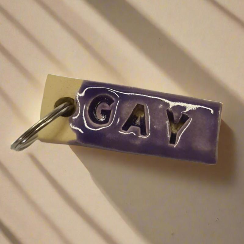 Sleutelhanger 'GAY'