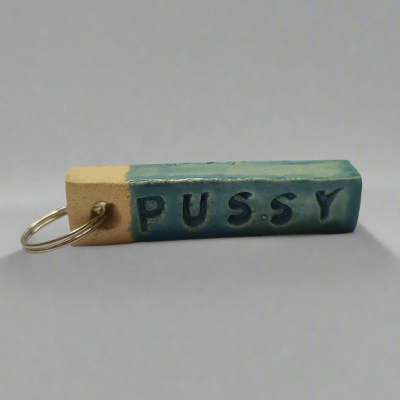 Sleutelhanger 'P*ssy'