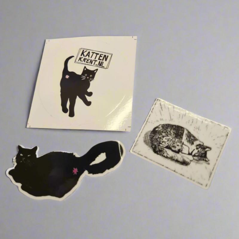 Stickers 'KattenKrent'