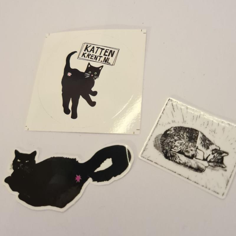 Stickers 'KattenKrent'