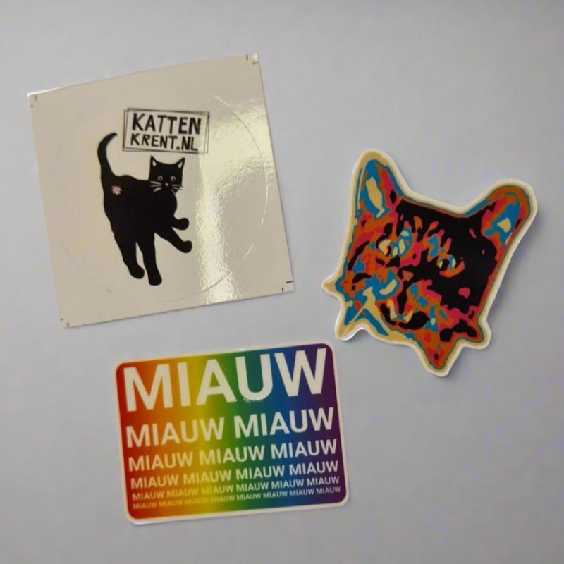 Stickers 'KattenKrent'