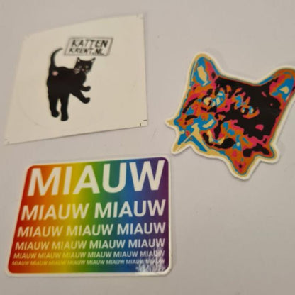 Stickers 'KattenKrent'