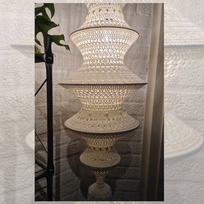 Hanglamp Boho-visnet Ecru