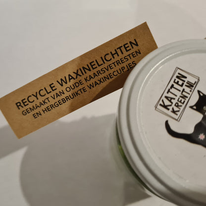 Kaars 'Recycled' Potje